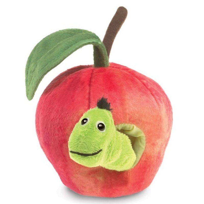 Worm in Apple Hand Puppet