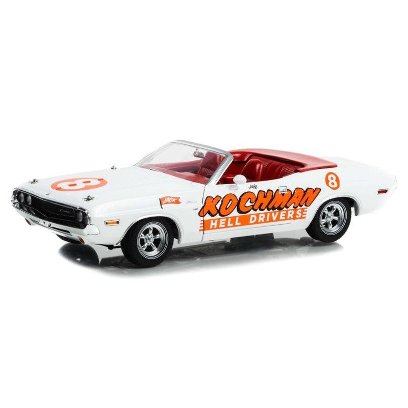 1/18 1970 Dodge Challenger Convertible #8 "Kochman Hell Drivers"