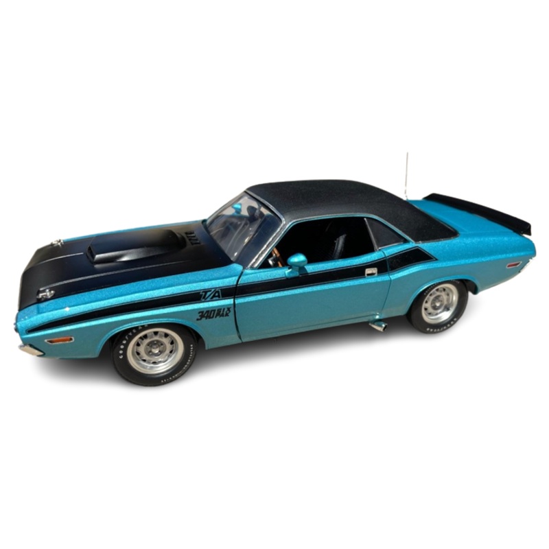 1/18 1970 Dodge Challenger T/A Turquiose Vinyl Top