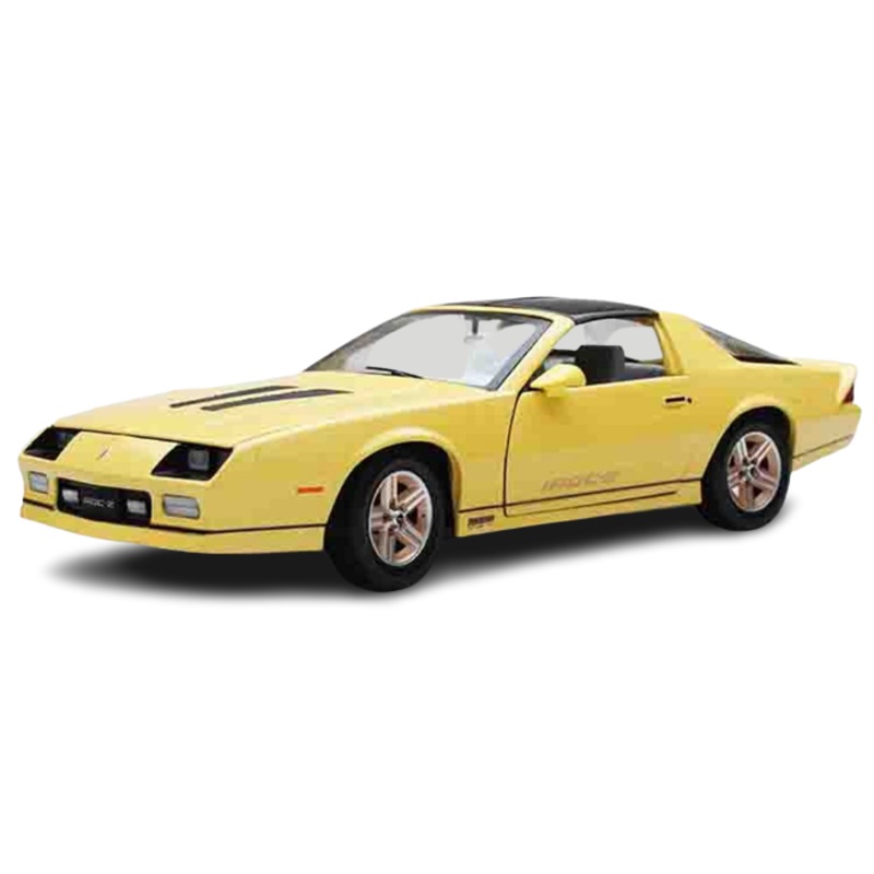 1/18 1985 Chevy Camaro IROC-Z T-Top, Yellow