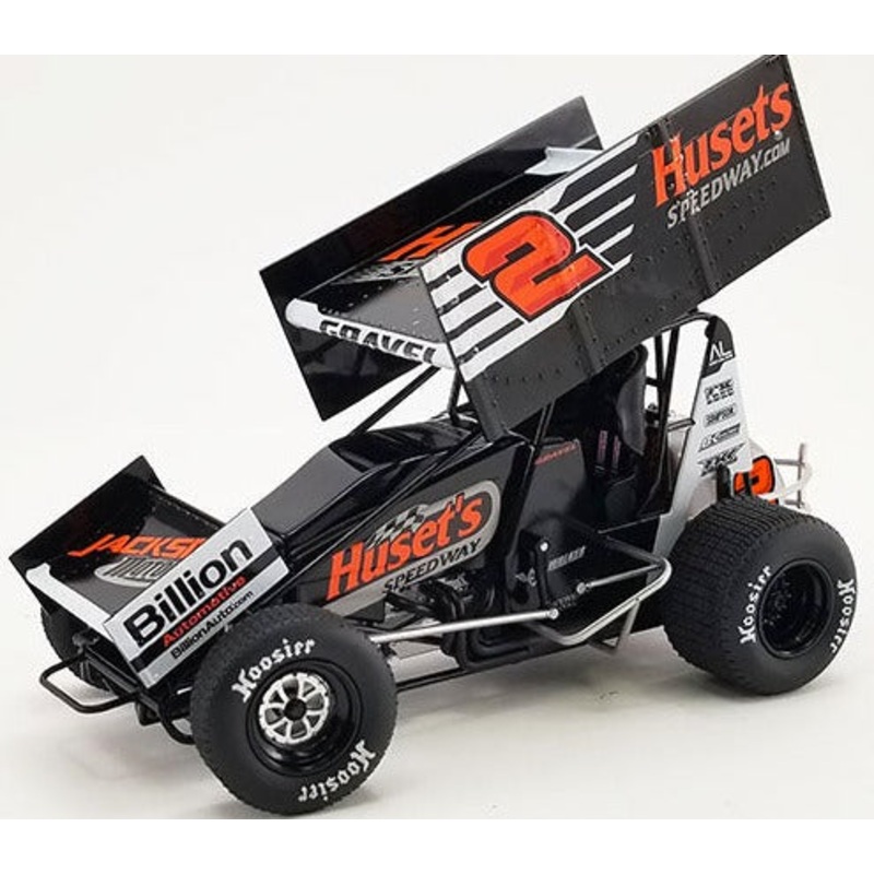 1/18 2022 #2 David Gravel "Huset's Speedway" Sprint Car