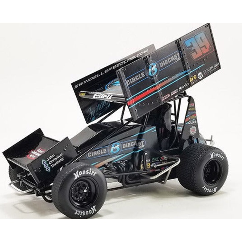 1/18 2022 #39 Christopher Bell "Circle B Diecast" Swindell Speedlab "World of Outlaws"