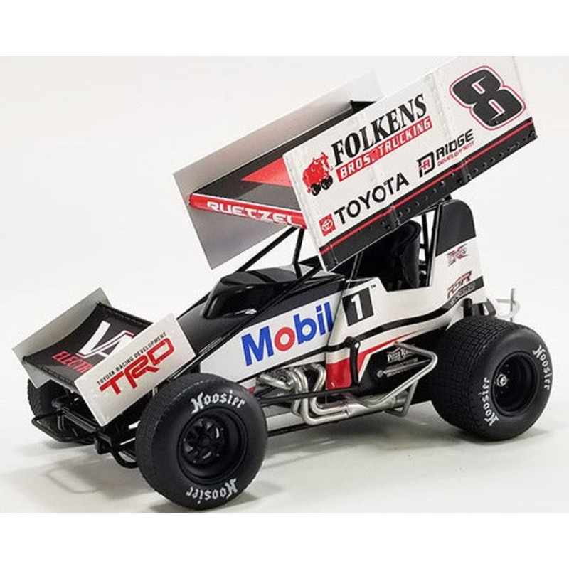 1/18 2022 #8 Aaron Reutzel "Mobil 1" Roth Motorsports "World of Outlaws"