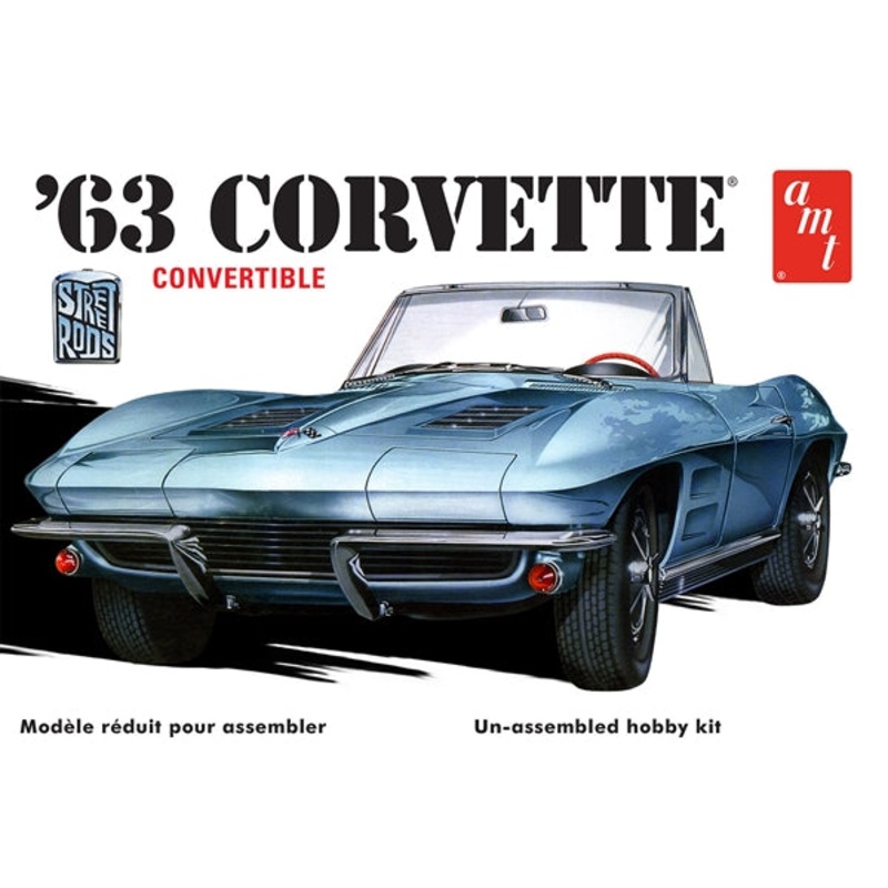 1/25 1963 Chevy Corvette Convertible 3 n' 1