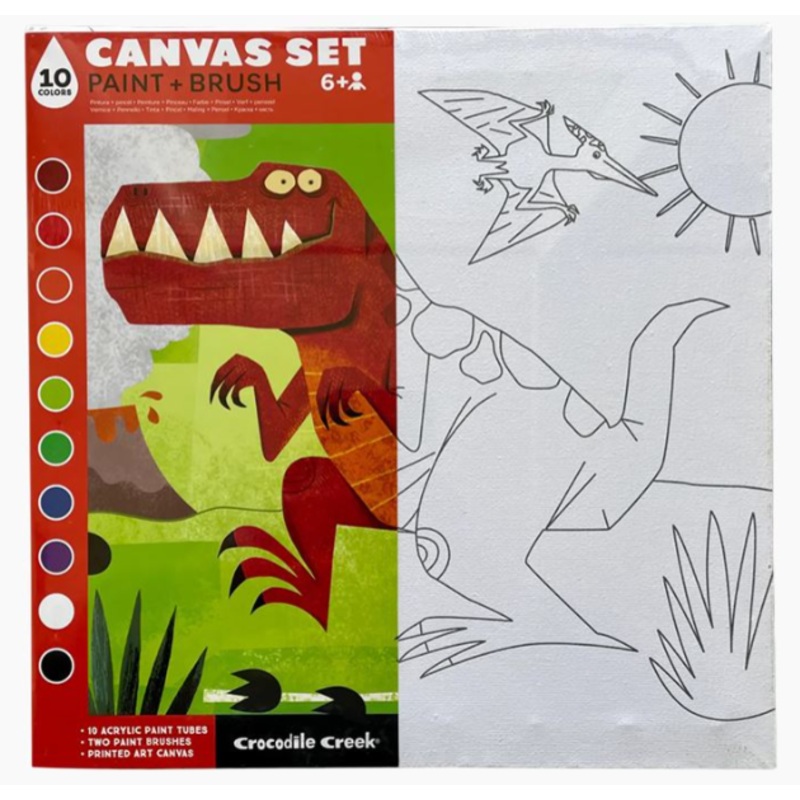 Dinosaur Canvas Paint Art Sets