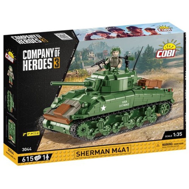 Sherman M4A1 Tank 615pc