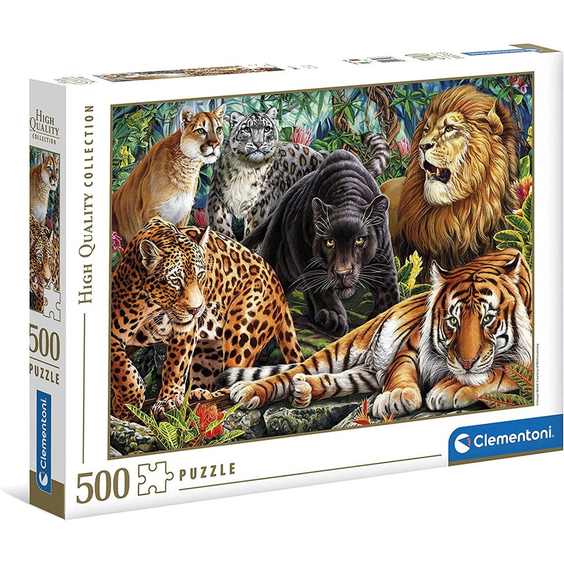 Wild Cats 500pc Puzzle