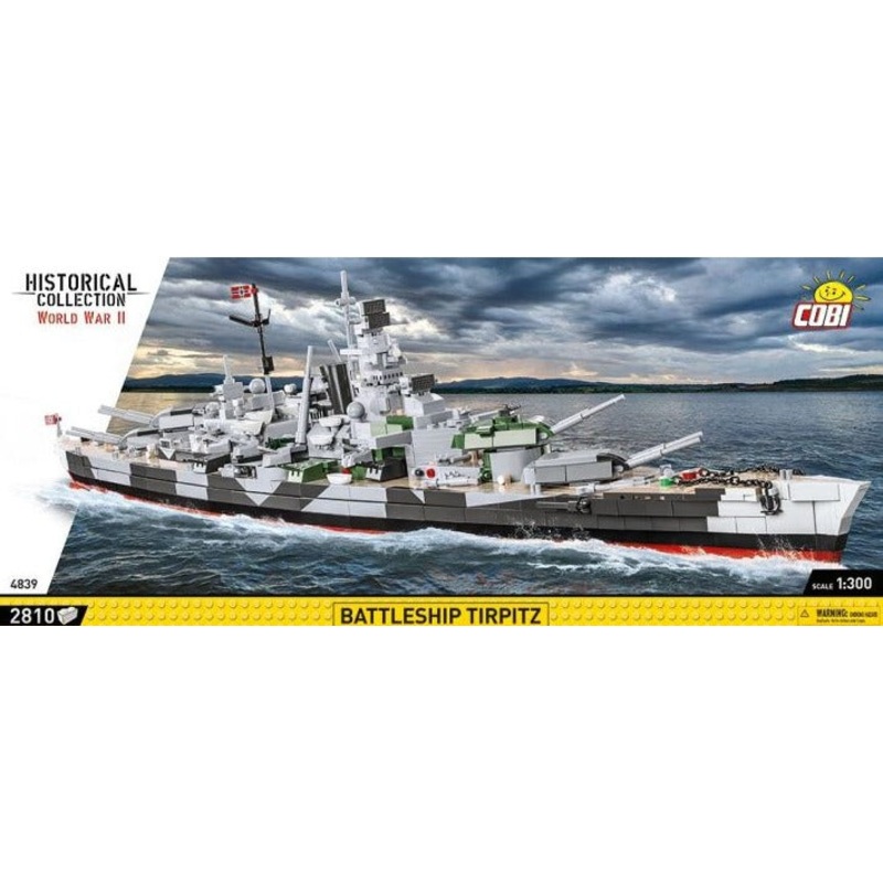 WWII Tirpitz Battleship 2880pc
