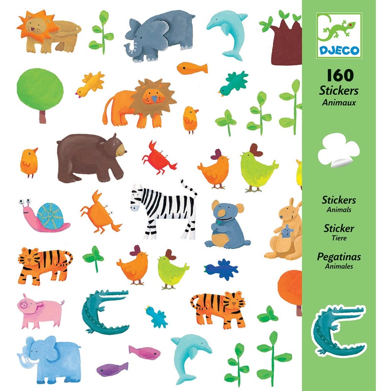 Animals Stickers Sheet