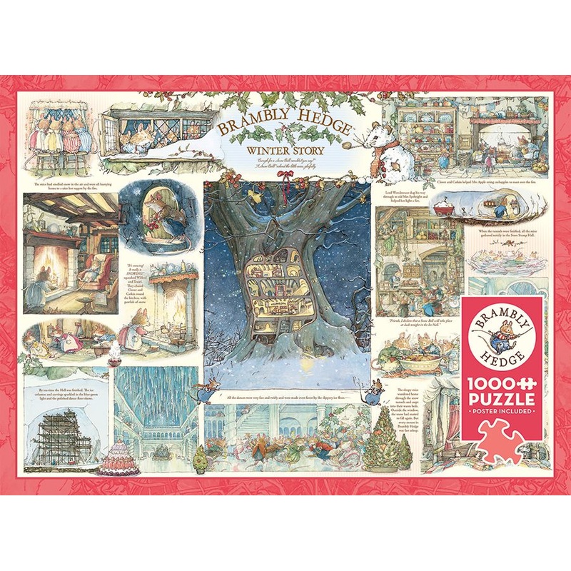 Brambly Hedge Winter Story 1000pc Puzzle