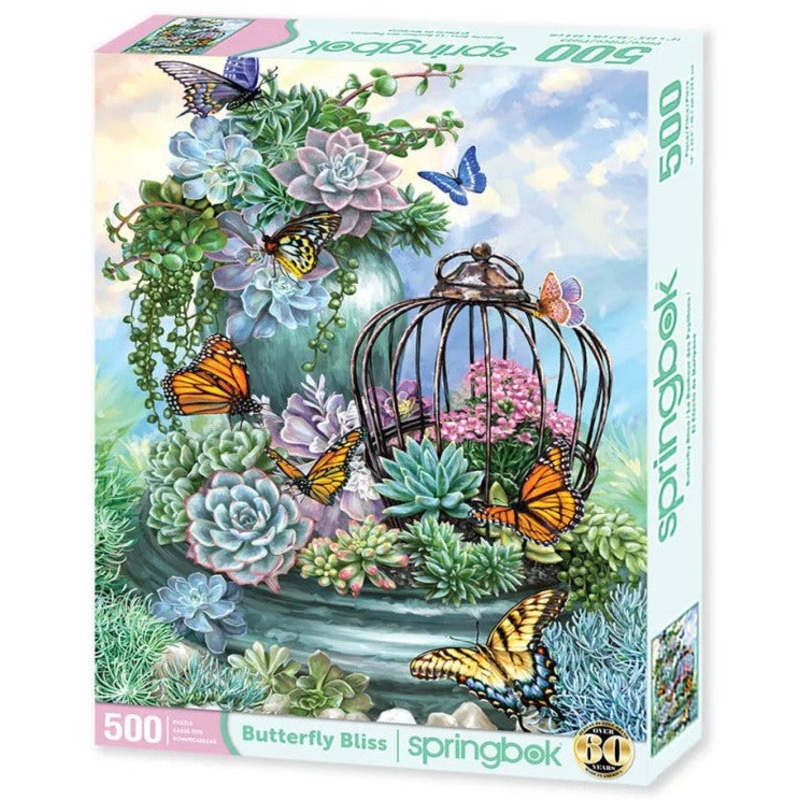 Butterfly Bliss 500pc Puzzle