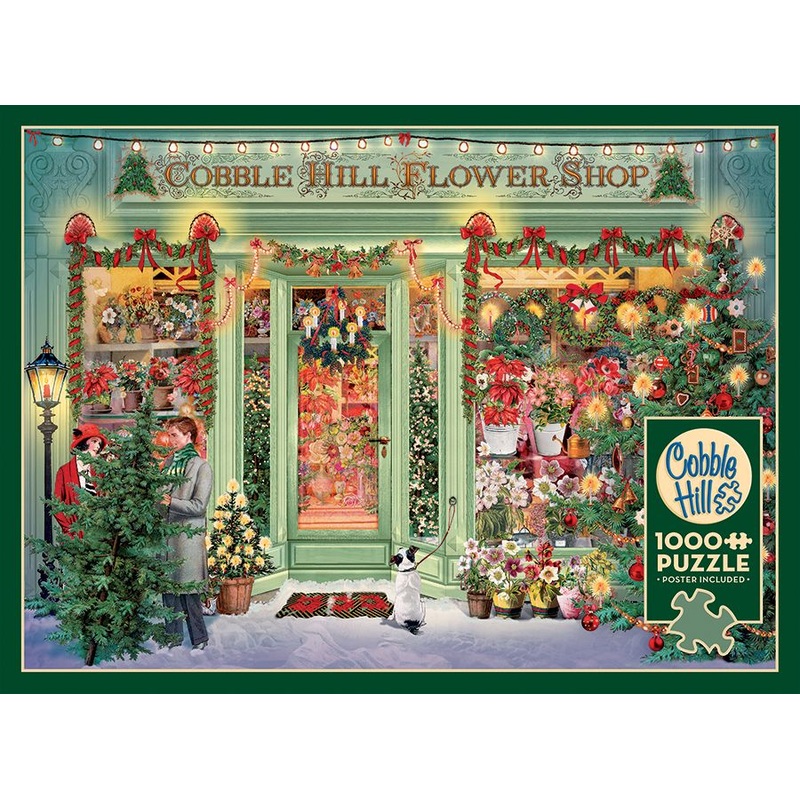 Christmas Flower Shop 1000pc Puzzle