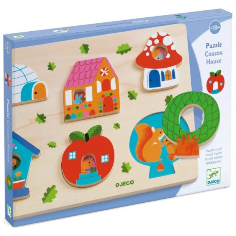 Coucou-House Wooden Puzzle