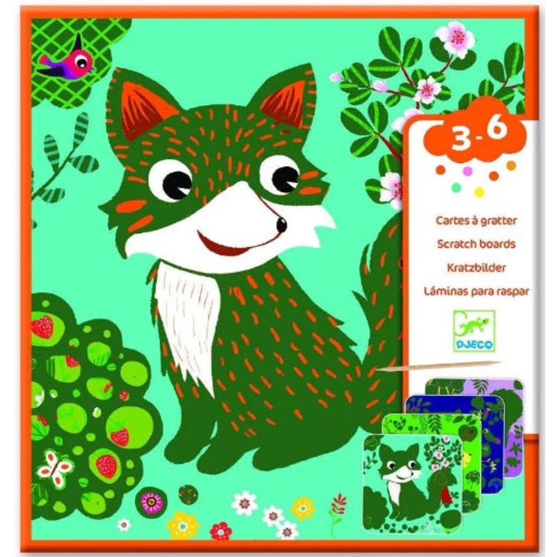 Country Creatures Scratch Card Activity Set
