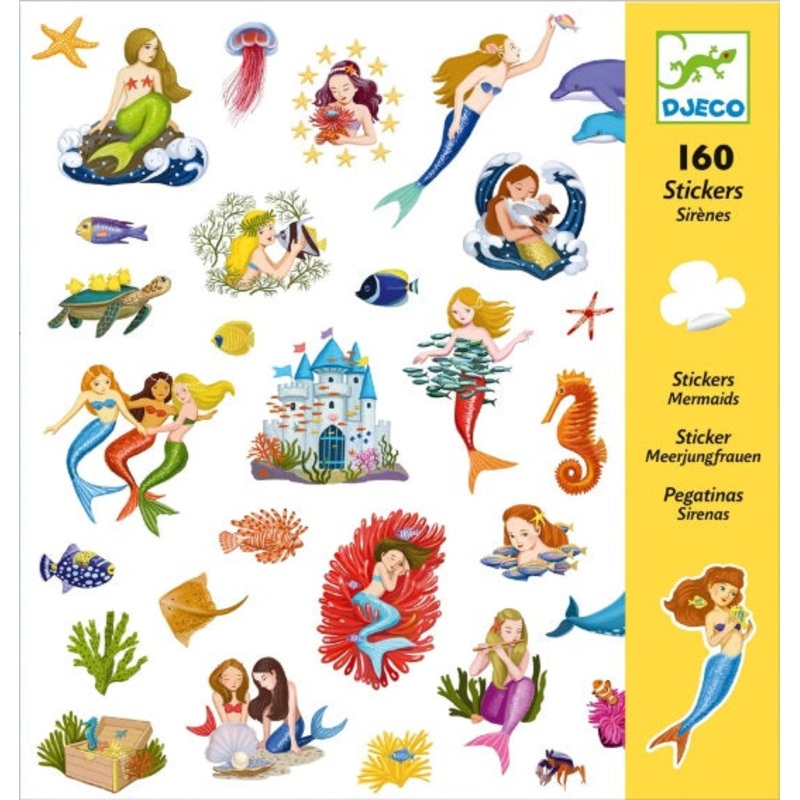 Mermaids Stickers Sheet
