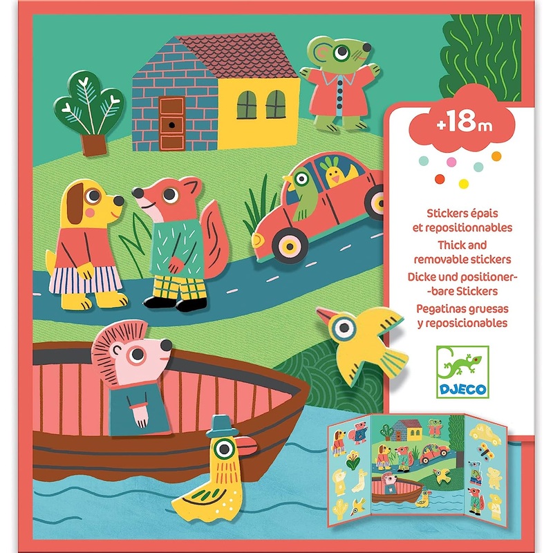 Reusable Stickers Animals