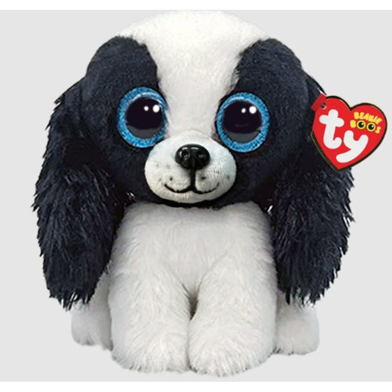 Sissy Black and White Dog Beanie Boo Small