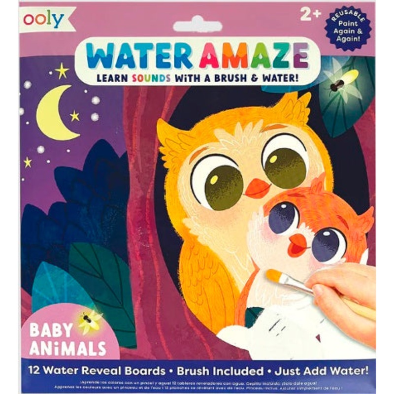Water Amaze Water Reveal Boards - Baby Animals