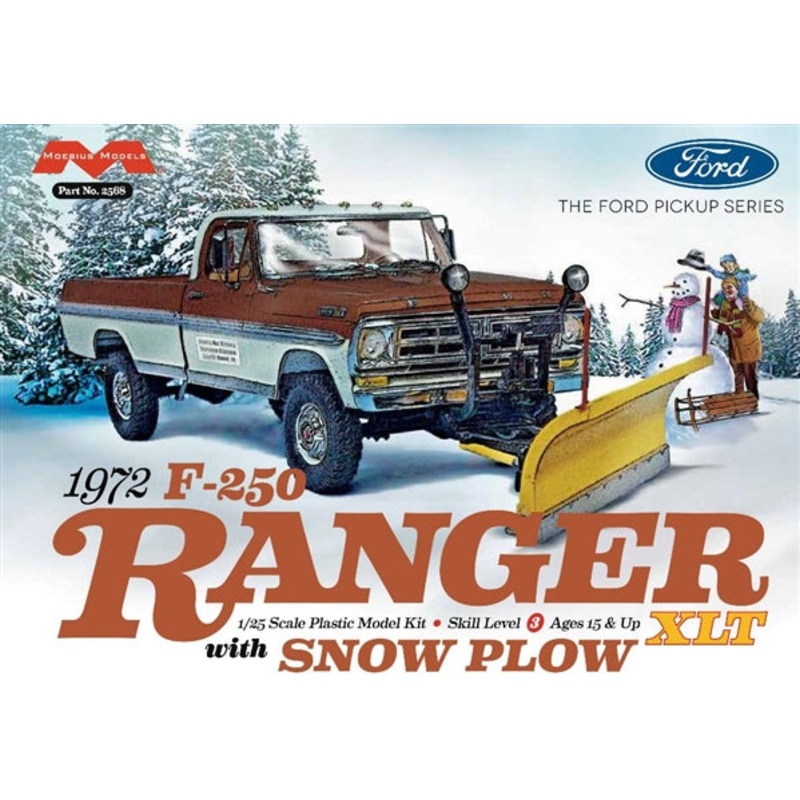 1/25 1972 Ford F-250 4x4 XLT with Snow Plow