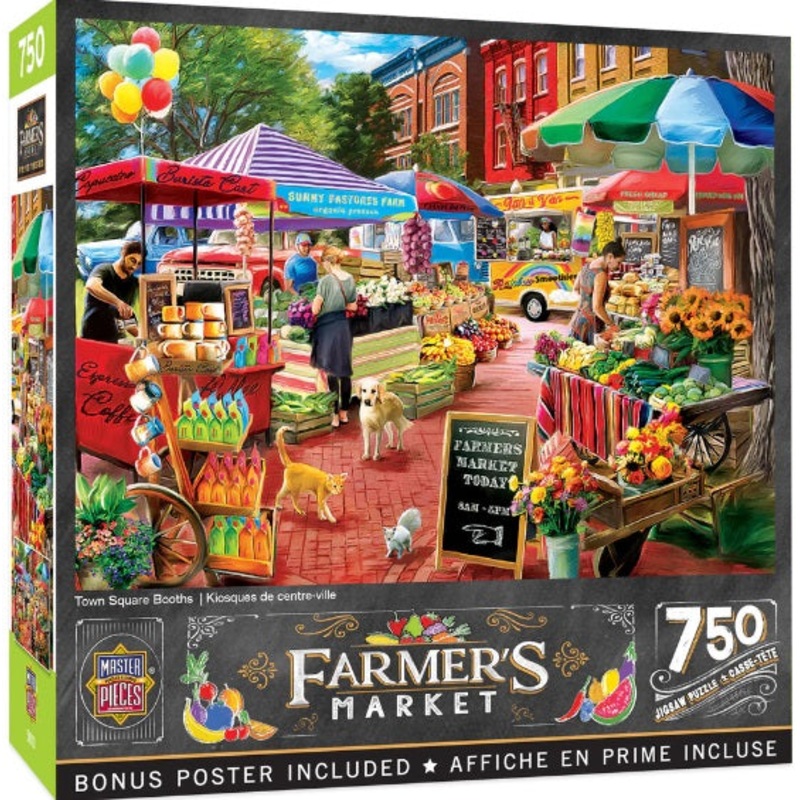 Town Square Booths 750pc Puzzle