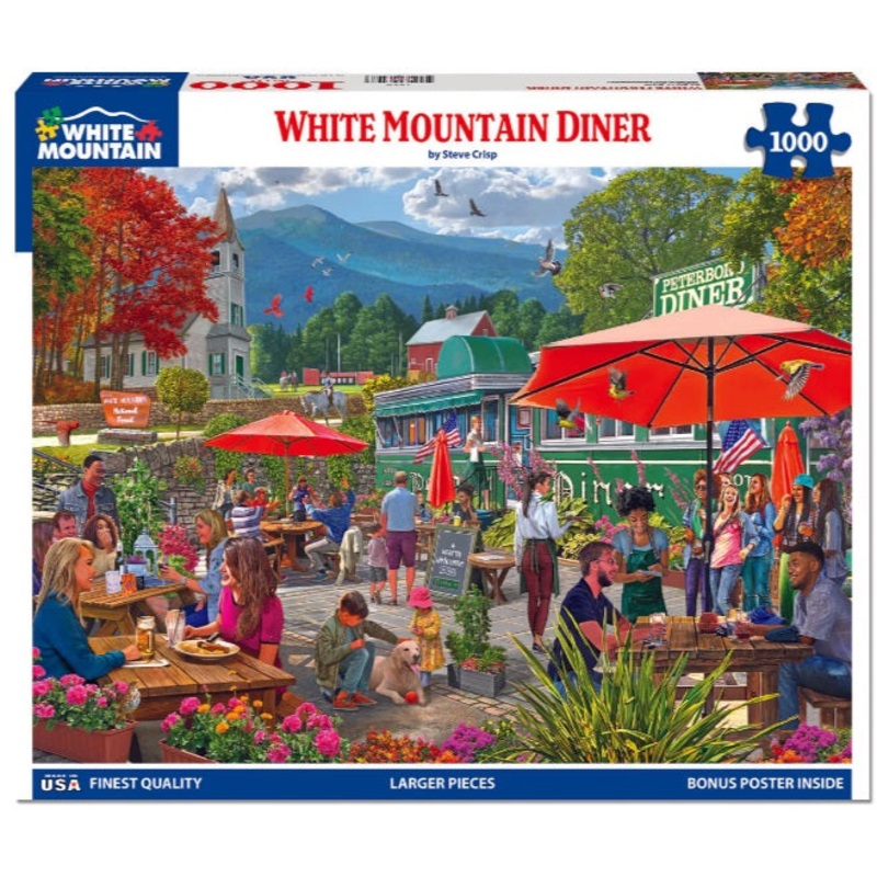 White Mountain Diner 1000pc Puzzle