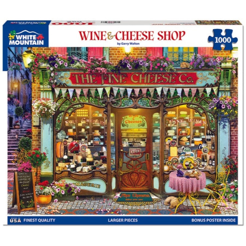 Wine & Cheese Shop 1000pc Puzzle