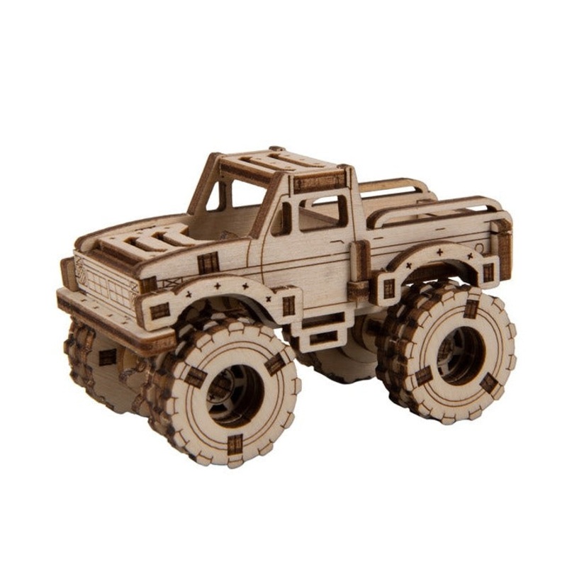 Wooden City Superfast Monster Truck 4x4