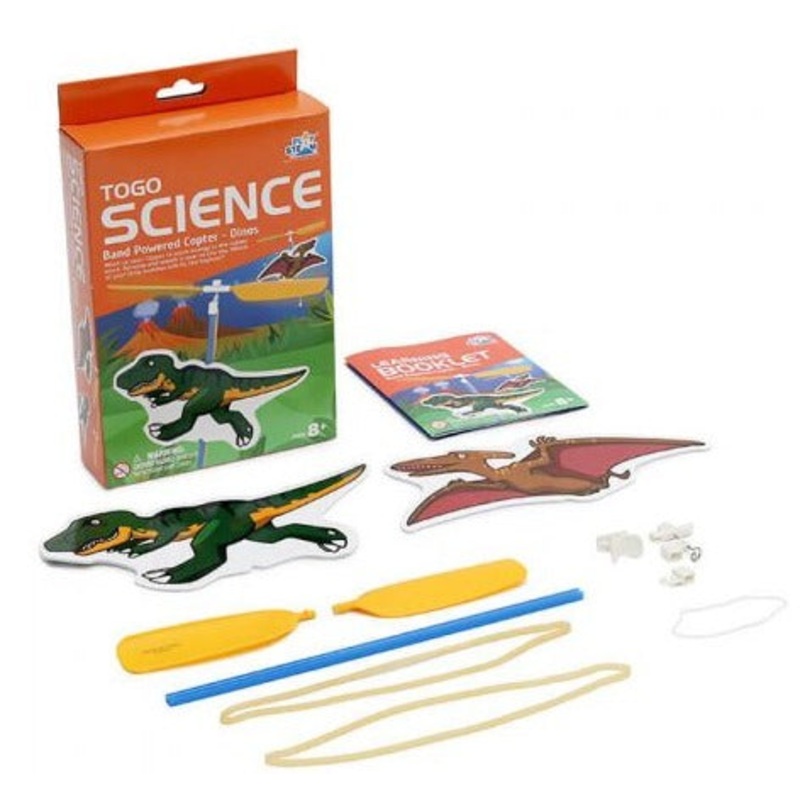 Band Powered Copter Dinos