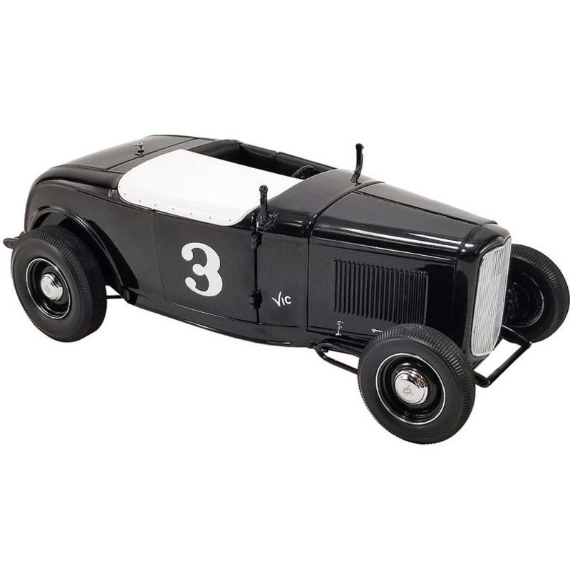 1/18 1932 Ford Salt Flat Roadster #3 Black "Vic Edelbrock"
