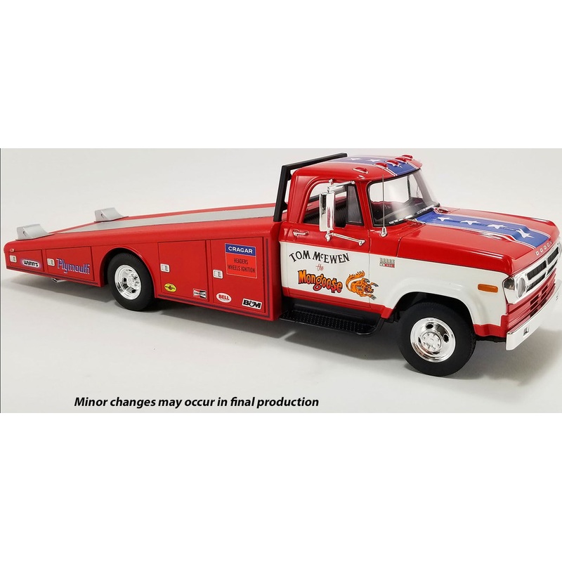 1/18 1970 Dodge D-300 Ramp Truck Mongoose