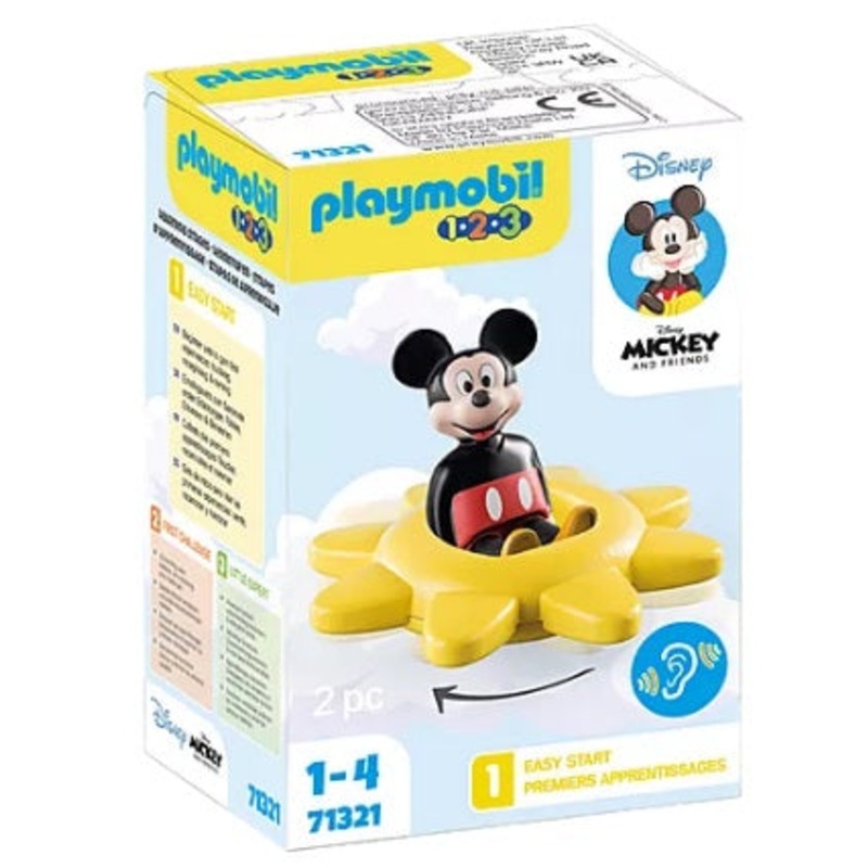 1. 2. 3. Mickey's Spinning Sun with Rattle