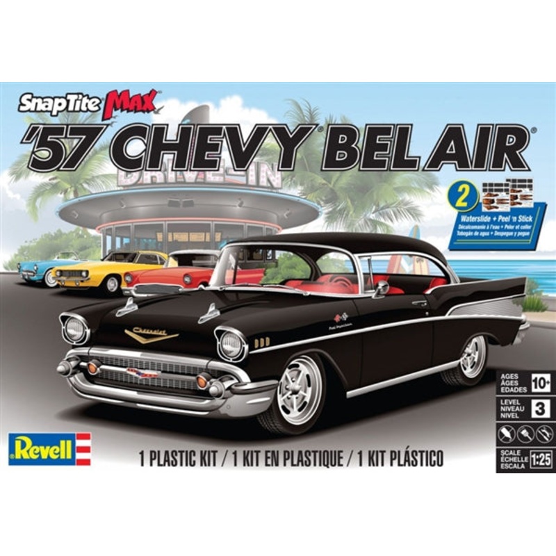 1/25 1957 Chevy Bel Air Snaptite