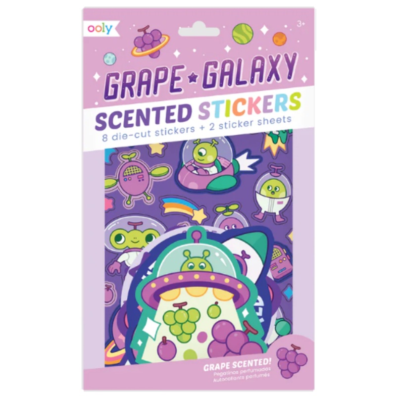 Galaxy Grapes Scented Stickers