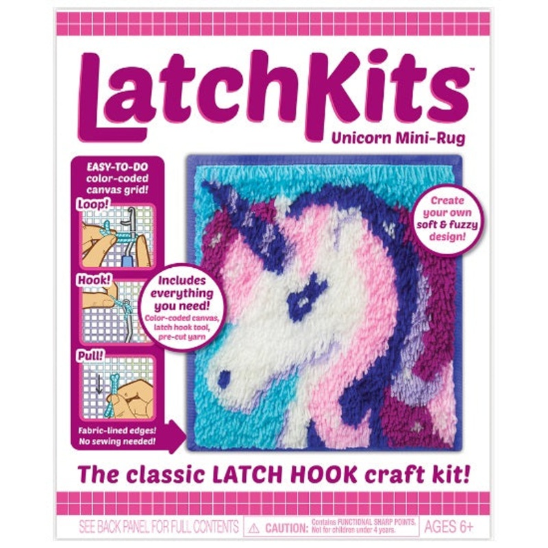 LatchKits Unicorn Latch Hook Kit