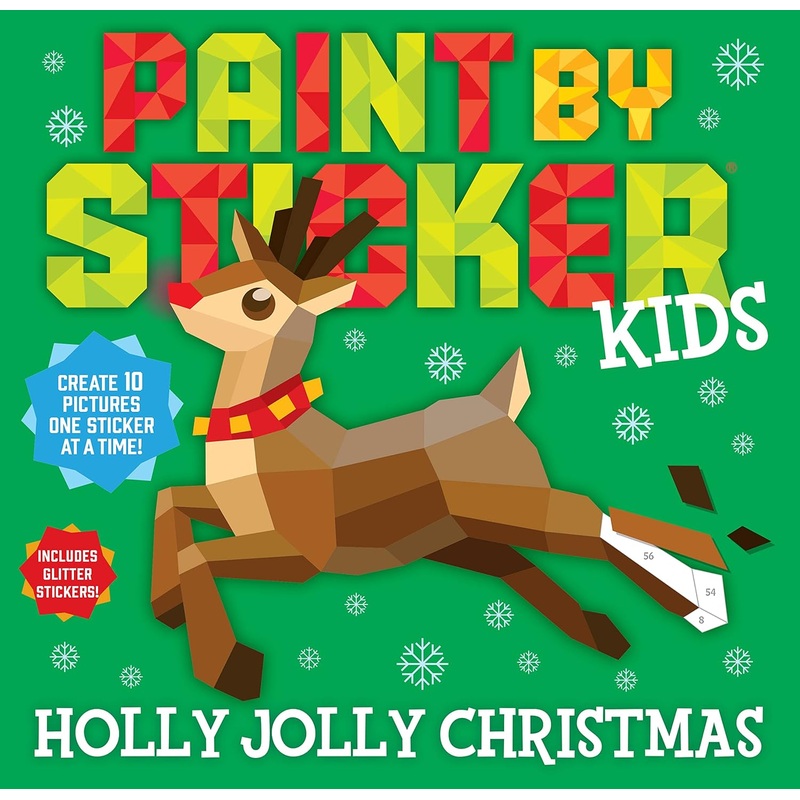 Paint By Sticker Kids Holly Jolly Christmas