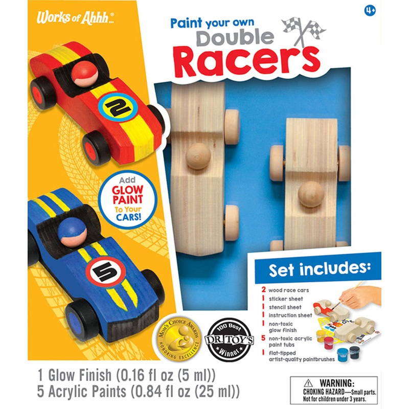 Paint Your Own Double Racers Kit