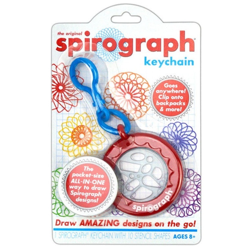 Spirograph Key Chain