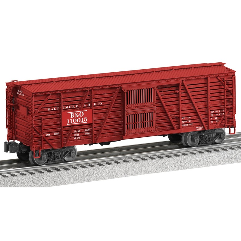 O Baltimore & Ohio Vision Line Stock Car 3-Car Set