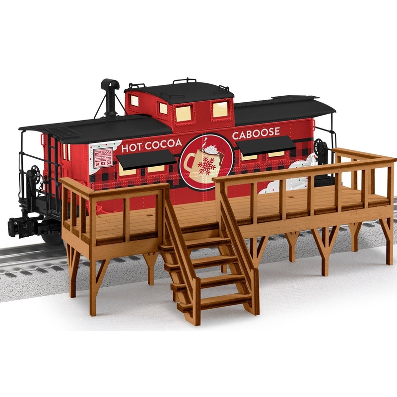 O Hot Cocoa NE Caboose with Deck