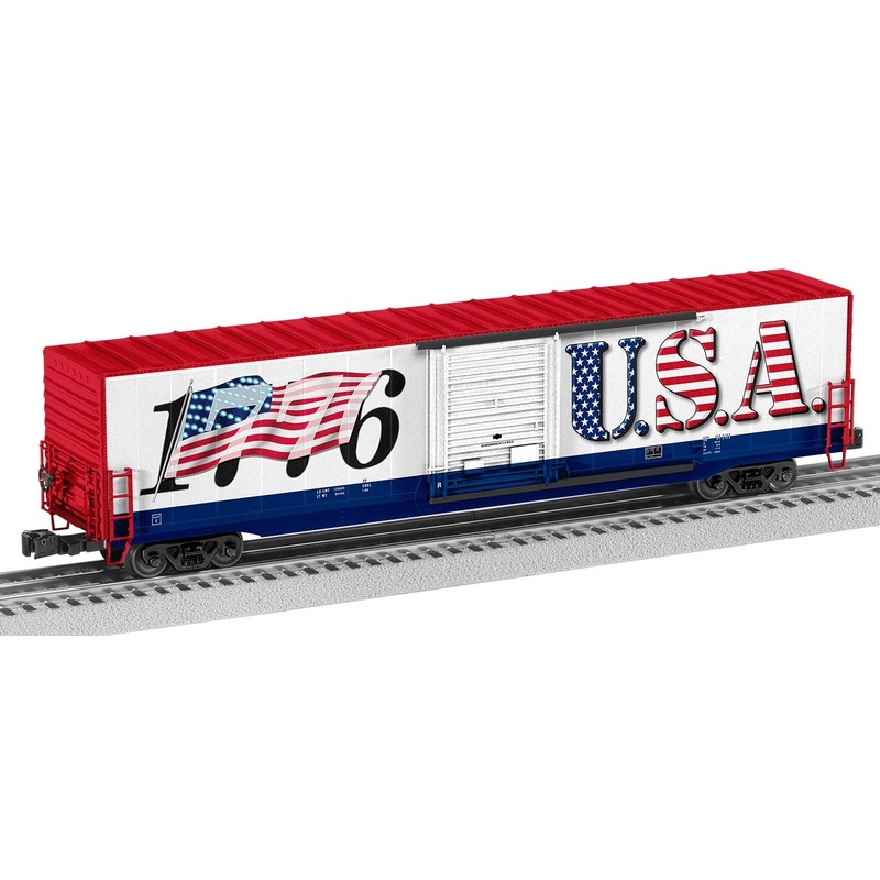 O 'I LOVE USA' LED 60' Flag Boxcar