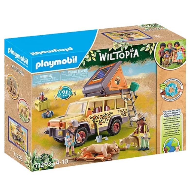 Wiltopia Cross-Country Vehicle with Lions