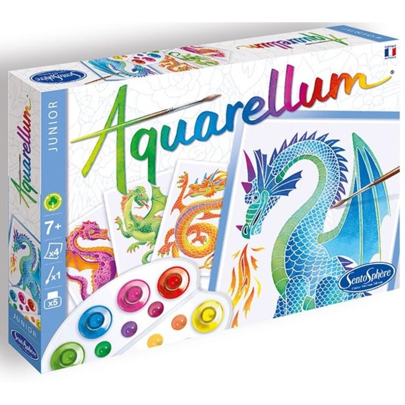 Aquarellum Junior - Dragons Magic Canvas