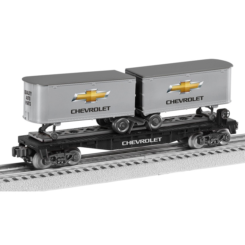 O Chevy Flatcar with Piggyback Trailers