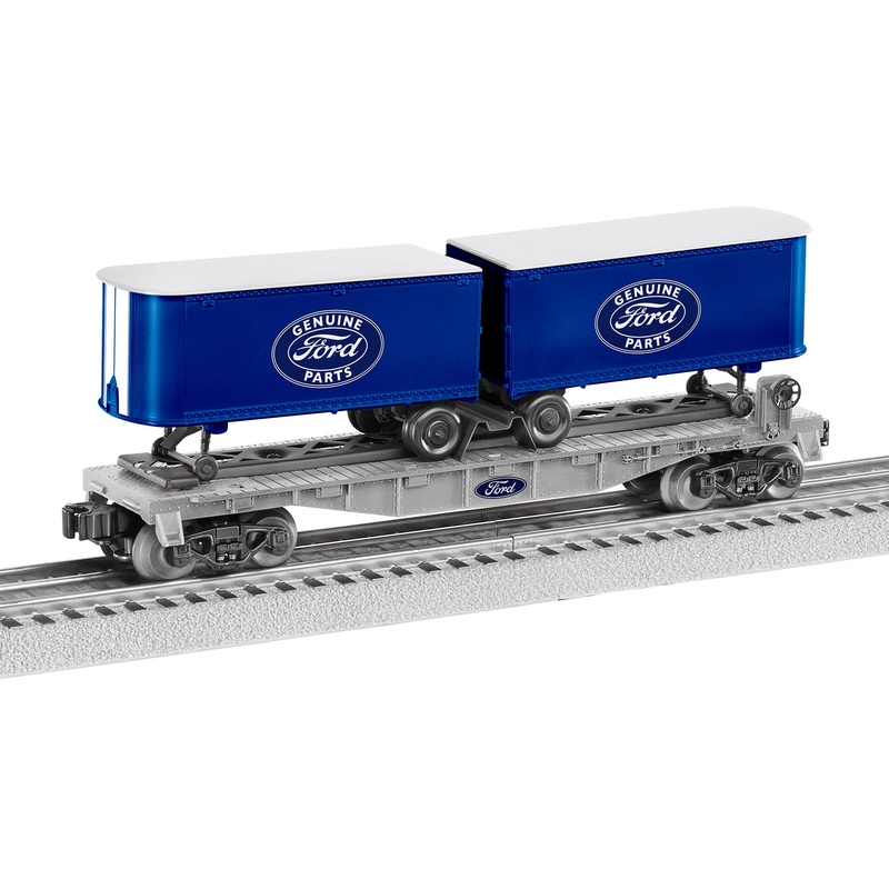 O Ford Flatcar with Piggyback Trailers