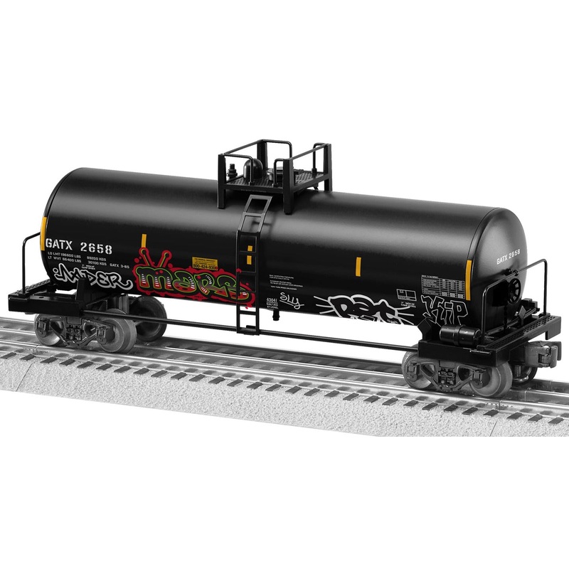 O GATX Unibody Tankcar #2658 Graffiti