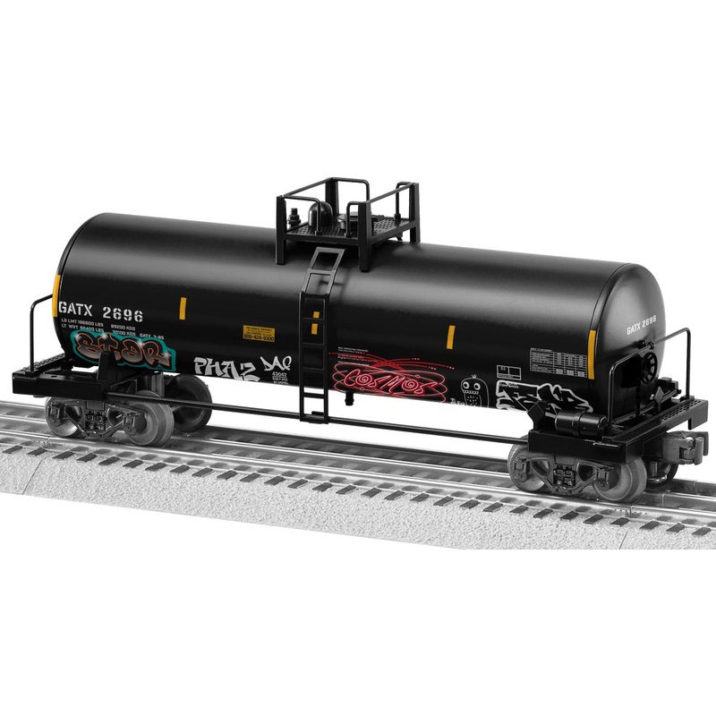 O GATX Unibody Tankcar #2696 Graffiti