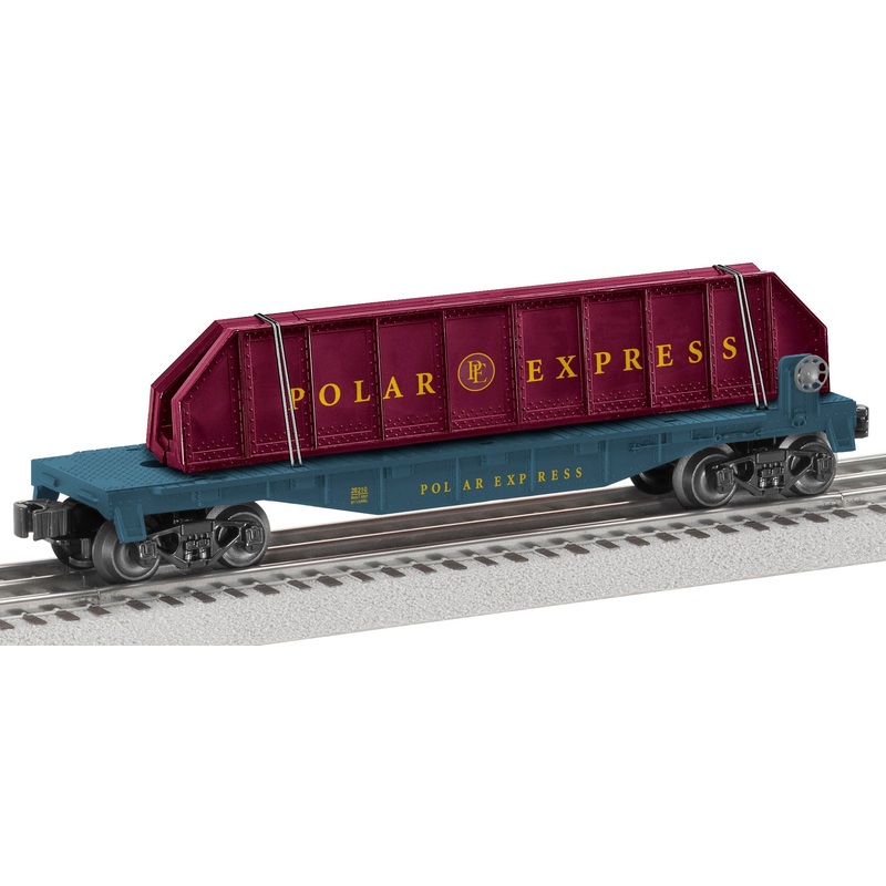 O Polar Express Girder Bridge Flatcar