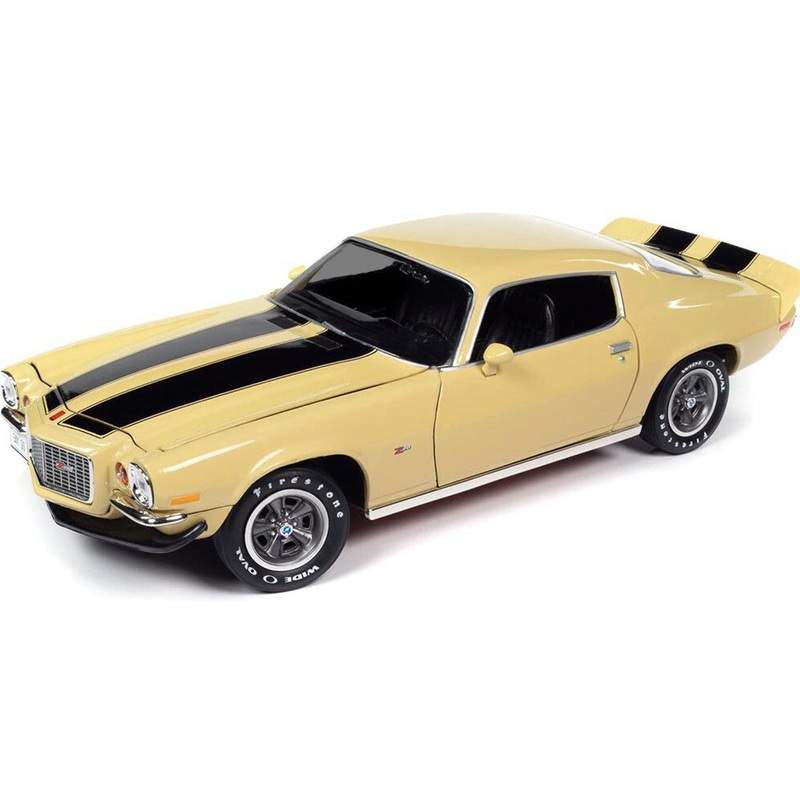 1/18 1972 Chevy Camaro Z/28 RS Cream Yellow