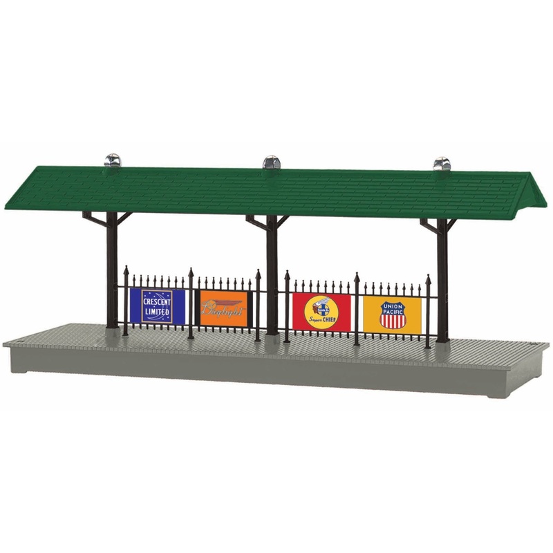 O Illuminated Station Platform