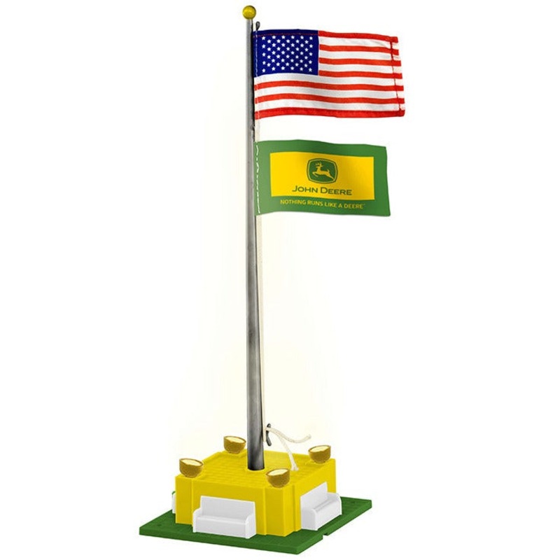 O John Deere Nothing Runs Like a Deer Flagpole